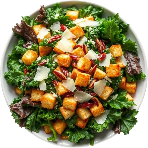 Kale Caesar dish