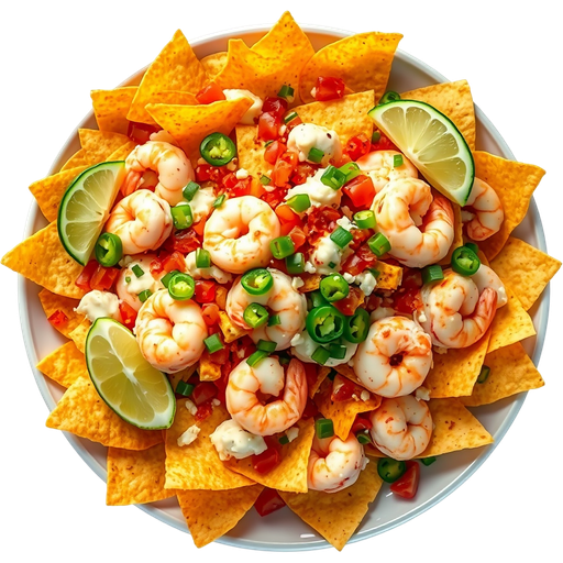 Seafood Nachos dish