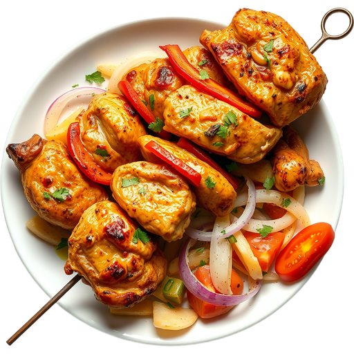 Chicken Kabob dish