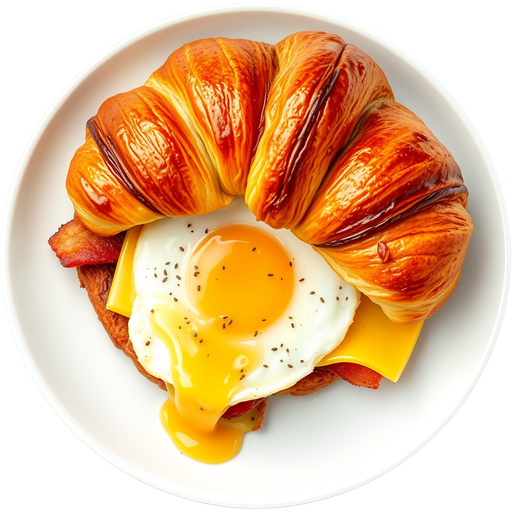 Butter Croissant Breakfast Sandwich dish