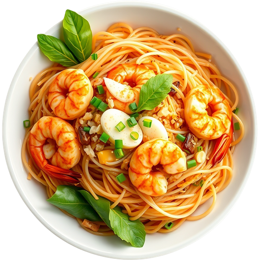 Shrimp Pad Thai dish