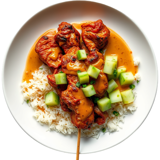 Chicken Satay dish