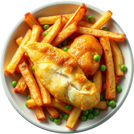 Classic Fish and Chips dish