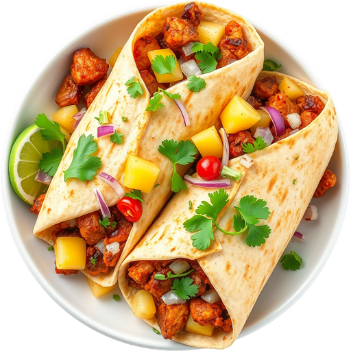 Al Pastor Burritos dish