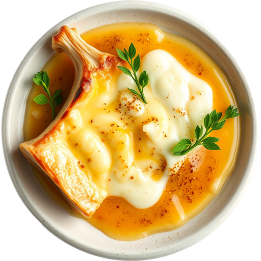 Bone Marrow Flan dish