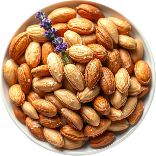 Lavender Almonds dish