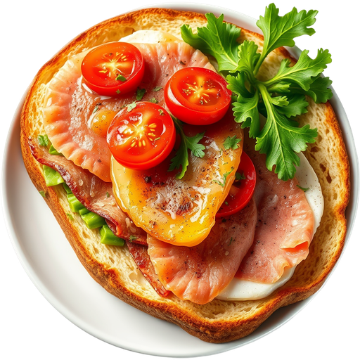 Schiacciata Sandwich dish