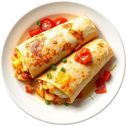 Burrito Breakfast Burrito dish