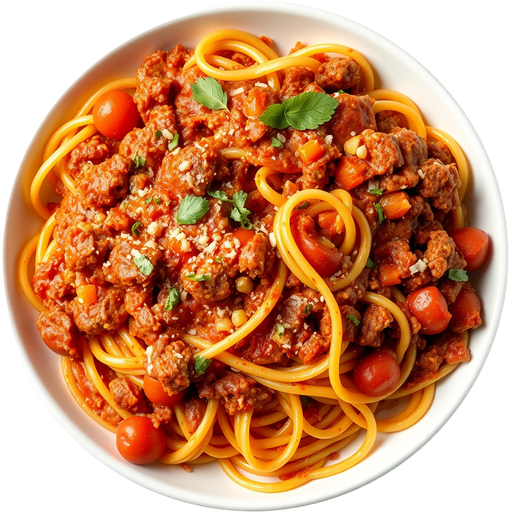 Tagliatelle Bolognese dish