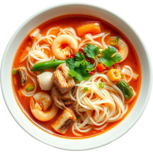 Champpong Spicy Noodle Soup dish