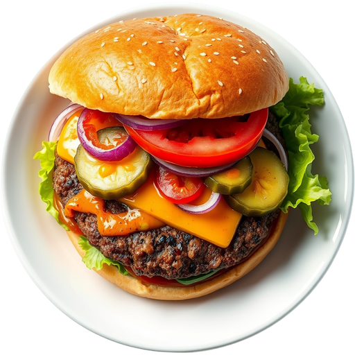 Burger dish