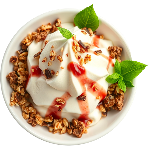 Hojicha Soft Serve Parfait dish