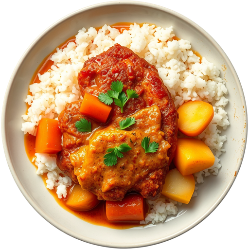 Japanese Chicken Cutlet Curry dish