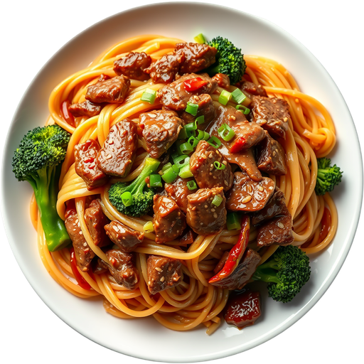 Beef Pad See Ew dish