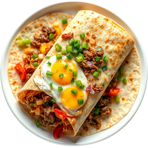 Machaca Burrito dish