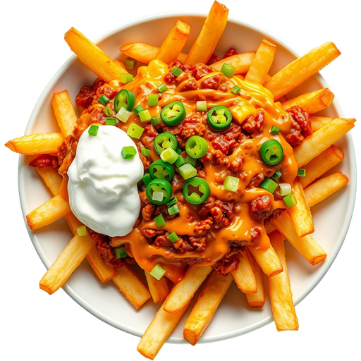 Chili Cheese Fries dish