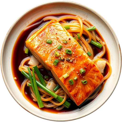 Salmon with Miso dish