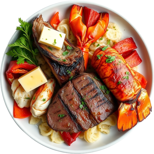 Surf and Turf dish