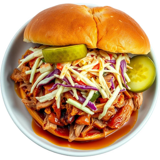 Pulled Pork Sandwich Memphis Style dish