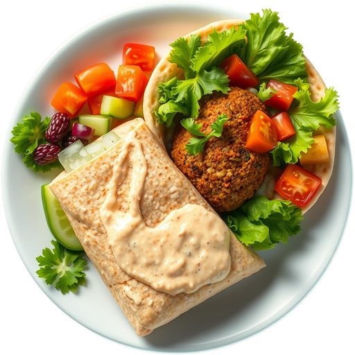 Falafel Wrap dish