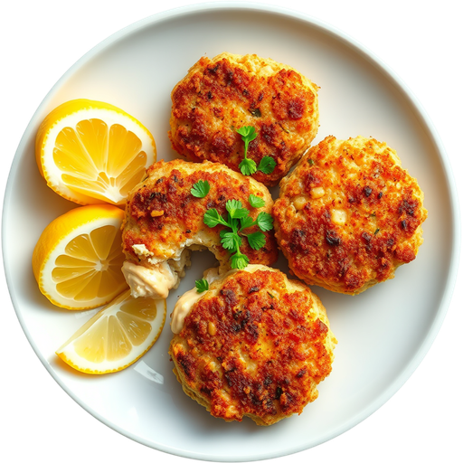 Crab Cake Appetizer dish