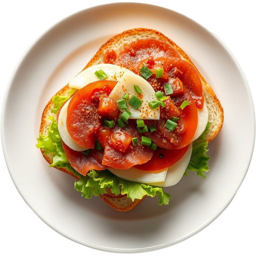Spicy Domingo Sandwich dish