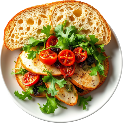 Ciabatta Sandwich dish