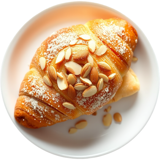 Almond Croissant dish