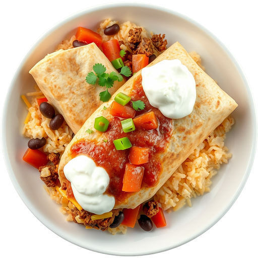 Horneado Burrito dish