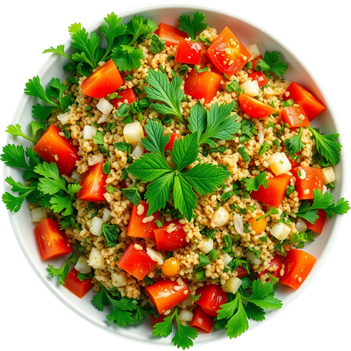 Tabbouleh dish