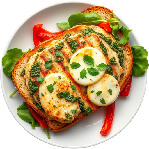 Chicken Pesto Sandwich dish