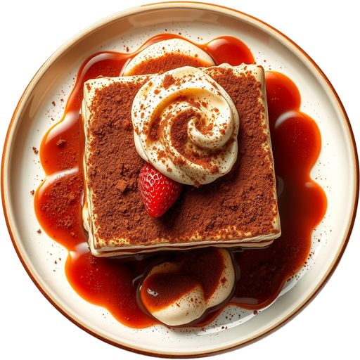 Tiramisu dish