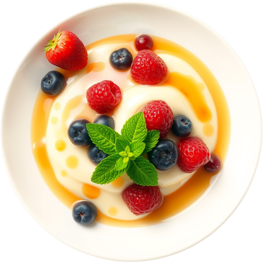 Panna Cotta dish
