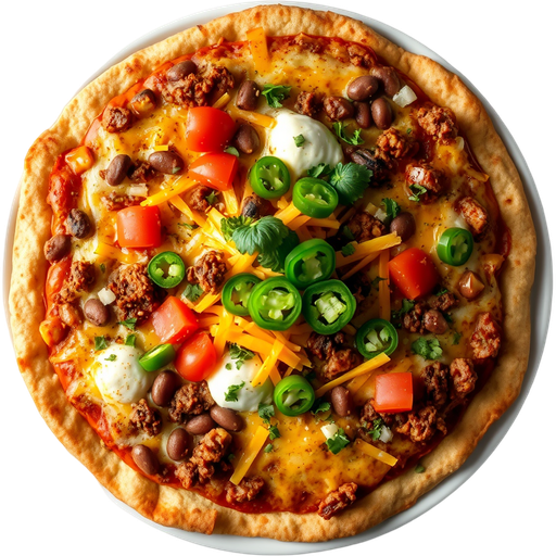 Mexican Pizza dish