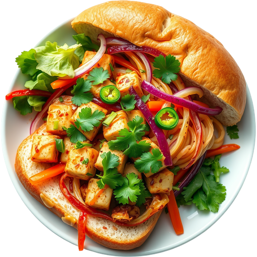 Vegan Bahn Mi dish