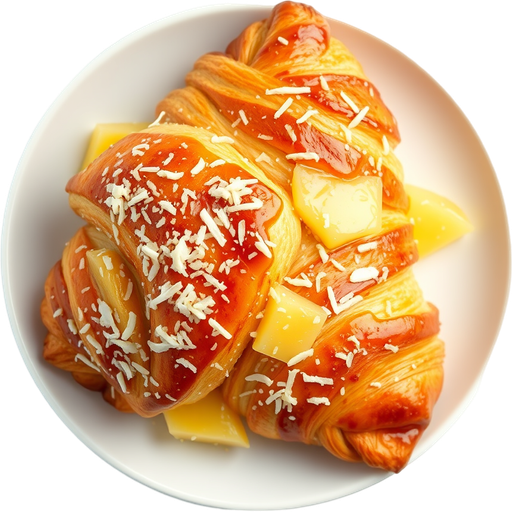 Pineapple Coconut Croissant dish