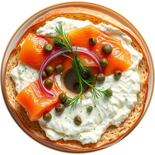 Salmon Bagel dish