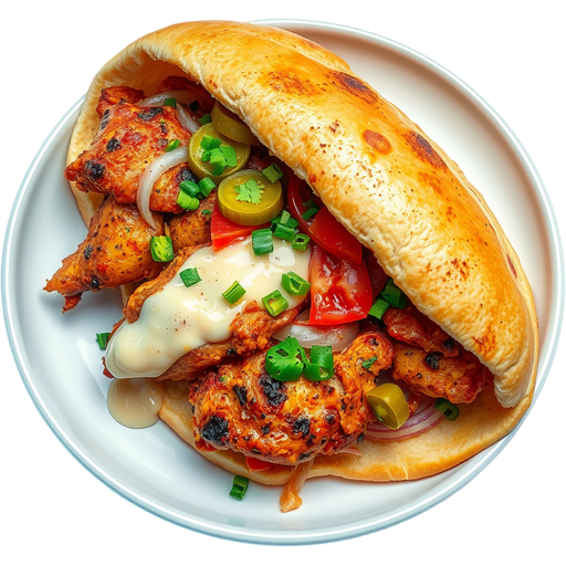 Chicken Shawarma Sandwich dish