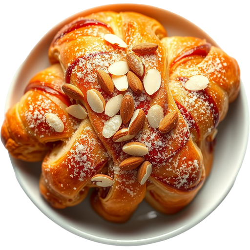 Almond Croissant dish