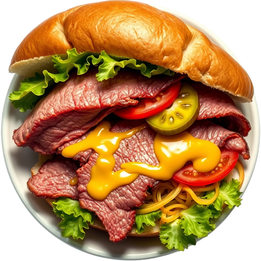 Beef Tongue Sandwich dish