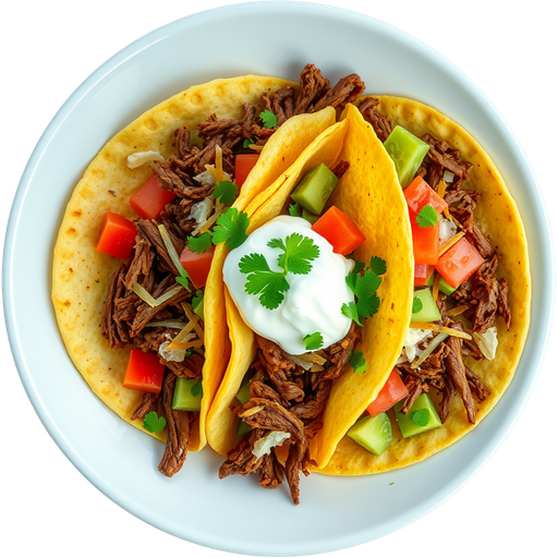 Tacos Dorados with Shredded Beef dish