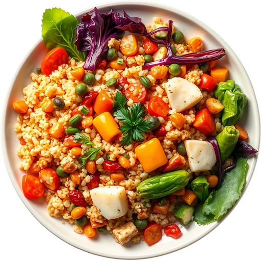 Vegetarian Plate dish