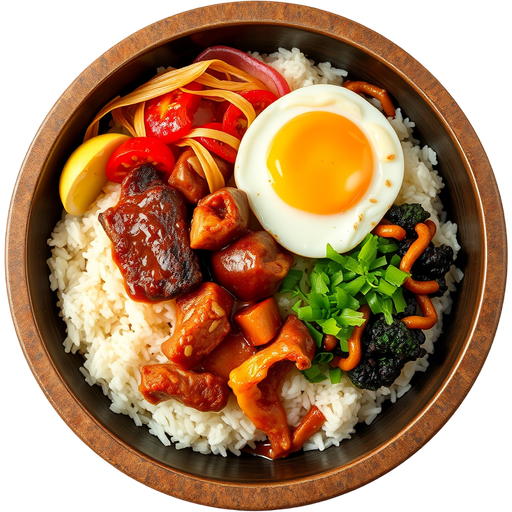 Stone Bowl Bibimbap dish