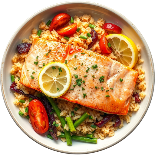 Salmon Plate dish