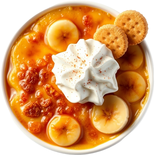 Banana Puddin Brulee dish