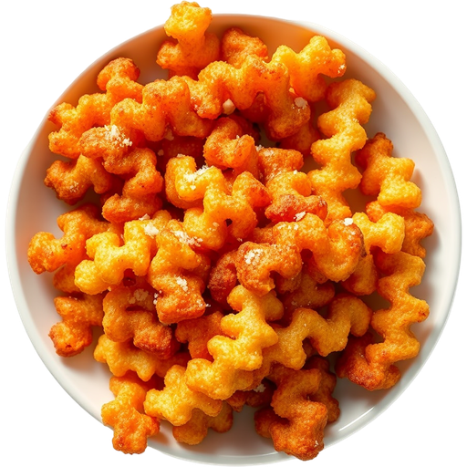 Crinkle Fries dish