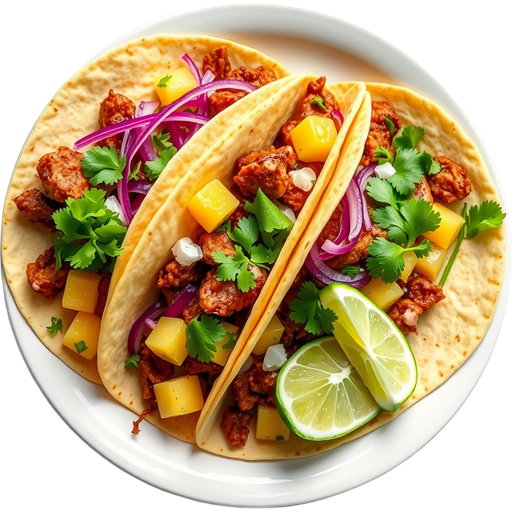 Al Pastor Tacos dish