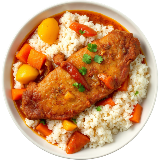 Pork Cutlet Curry dish