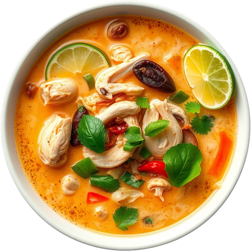 Tom Kha Soup dish