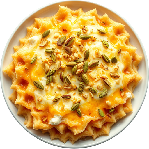 Knafeh dish